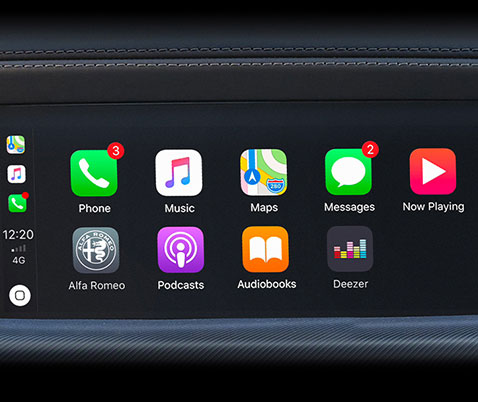 Available Apple CarPlay® and Android Auto®