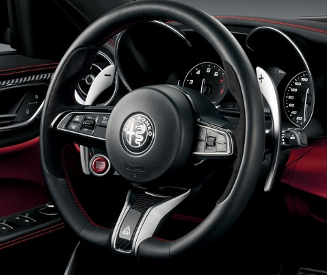 STEERING COLUMN-MOUNTED ALUMINUM PADDLE SHIFTERS