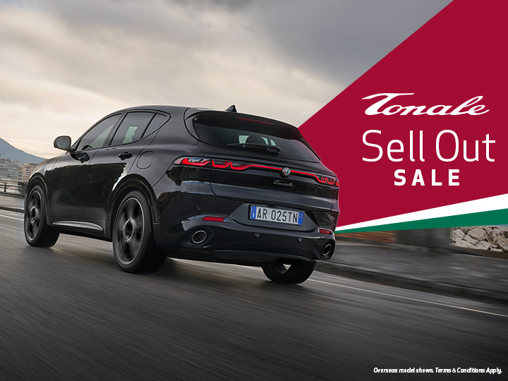 Tonale Sell Out Sale